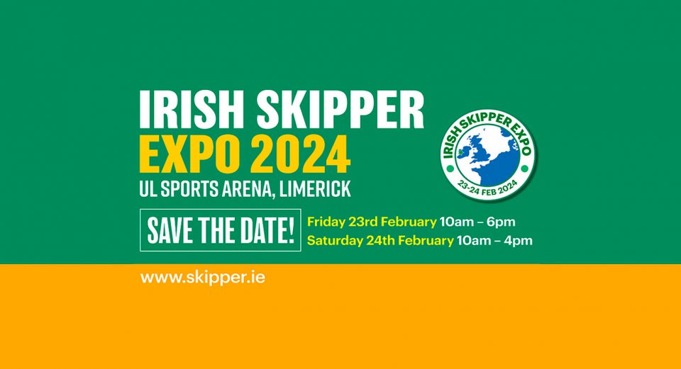 Meet us at Irish Skipper Expo Ireland Roodberg